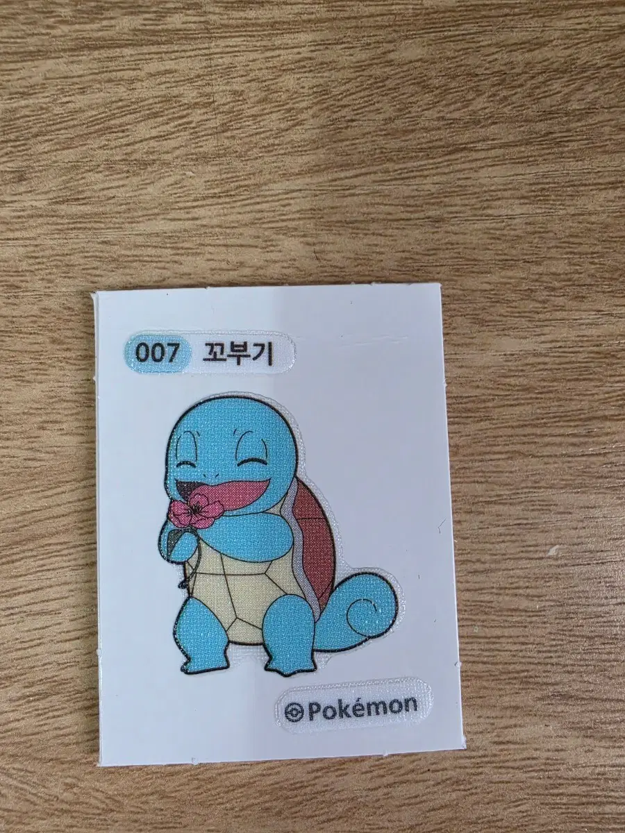 포켓몬 꼬부기 띠부씰 007