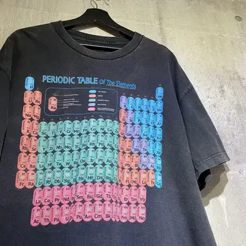 Periodic Table of The Elements 원소 기호 티셔츠