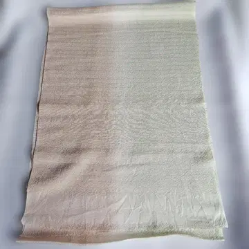 교토 키네야 명주치리 옅은 오렌지 계열, 베이지 계열, 옅은 미도리 계열의 3색 오비 장식 천