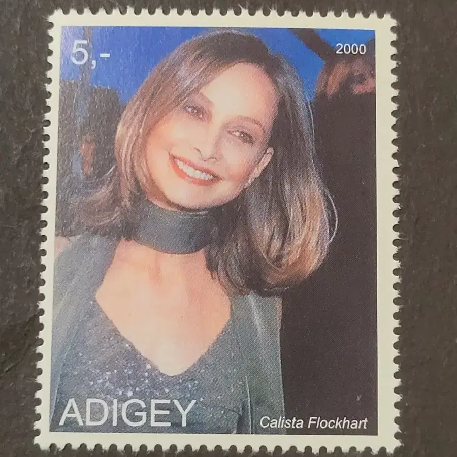 2000년 미국드라마배우 칼리스타 플록하트기념 우표Calista Flockhart