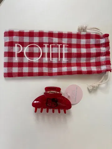 POTETE x Hello Kitty 헤어 클립