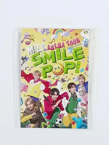 M!LK SMILE POP! 조기 예약 특전 자켓 그림체 스티커