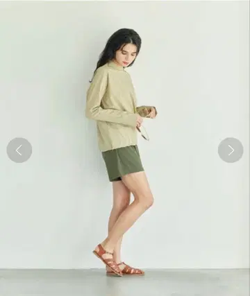새상품급 FREAK'S STORE 래쉬가드 수륙양용 M 베이지 x 카키