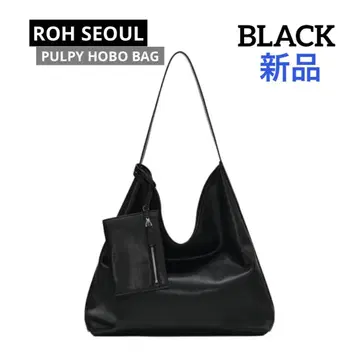 ROH SEOUL PULPY HOBO BAG 블랙 한국 숄더백