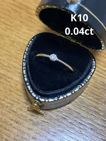 K10 골드 다이아 반지