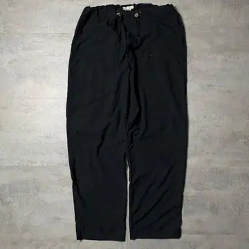90s USA제 LASC 블랙 와이드 이지 팬츠 극세사