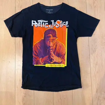 Poetic Justice 영화 티셔츠 블랙 M