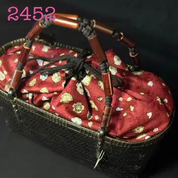 대나무 바구니 백 와코모노 사쿠라 2452