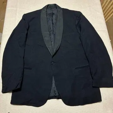 블랙 숄카라 테일러드 자켓