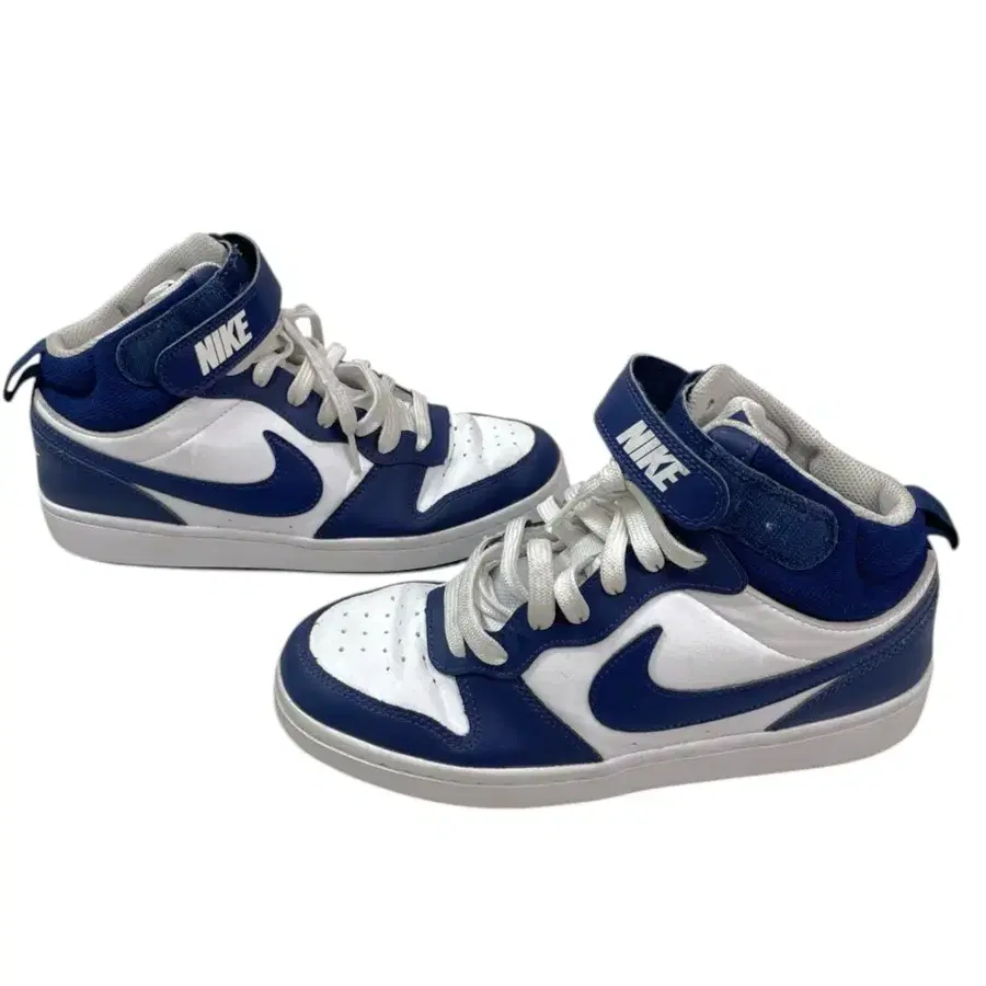 나이키 Nike 화이트 네이비 코트 버로우 미드2 245