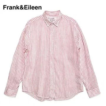 미사용 프랭크&아이린 FINBAR 스트라이프 린넨 셔츠 멕시코제