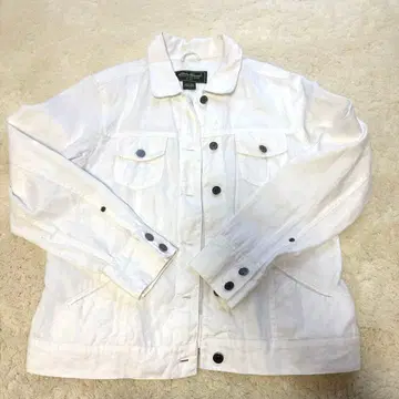 Eddie Bauer 린넨 데님 자켓 화이트 L