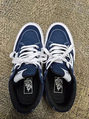 VANS 로우컷 스니커즈 네이비