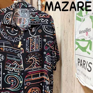 MAZARE 마사레 하와이안 셔츠 L 구제 의류 (42293)