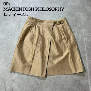 MACKINTOSH PHILOSOPHY 랩스커트 베이지 일본제 L