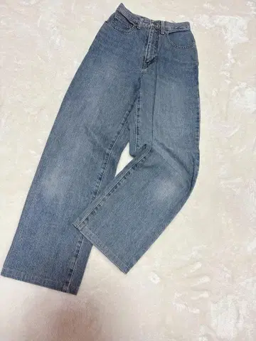 [ wrangler ] 와이드 데님 팬츠 스트릿 라이트 블루 데님 W58