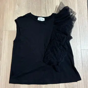 CAPRICIEUX LEMAGE 슬리브리스 튤 블랙