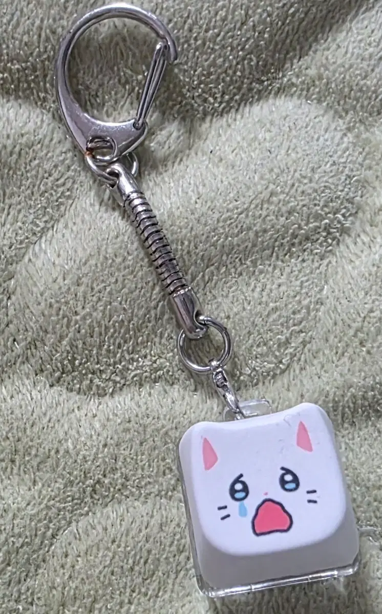 키캡 고양이 열쇠고리