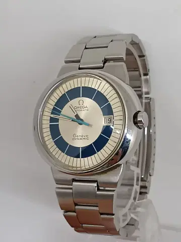 [ 새상품급 ] OMEGA Geneve DYNAMIC 자동 와인딩 남성용 손목시계 작동