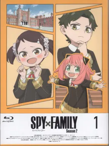 애니메이션 Blu-ray SPY x FAMILY Season2 초회 생산 한정판 전 3권 세트