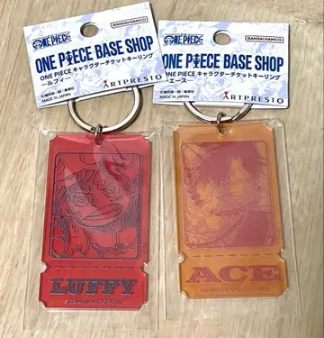ONE PIECE 키링 루피 에이스 BASE SHOP 원피스
