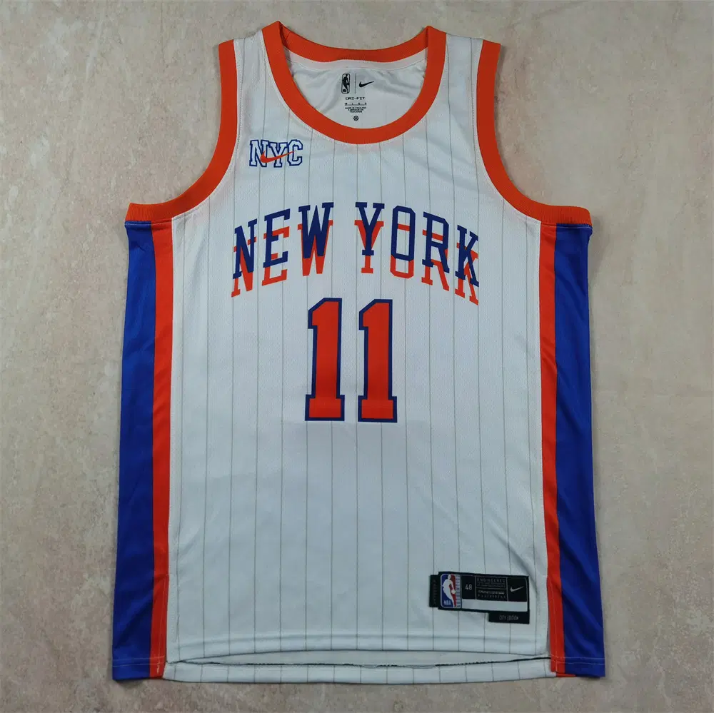 NBA 농구복 2025년형 뉴욕 닉스 11호 브렌슨 화이트시티 핫프레스