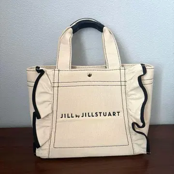 JILL by JILLSTUART 프릴 토트백 아이보리