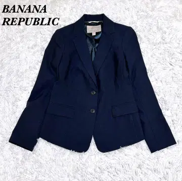 새상품급 BANANA REPUBLIC 테일러드 자켓 2P 네이비