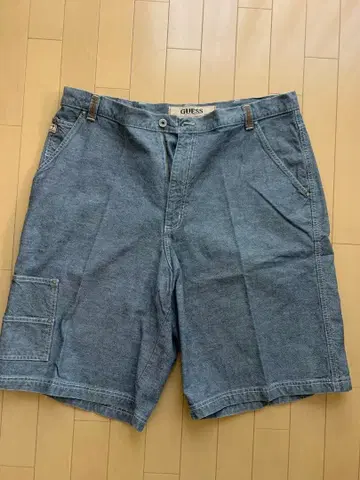 [ USA 구제 의류 ] GUESS 남성용 데님 숏팬츠 하프 팬츠