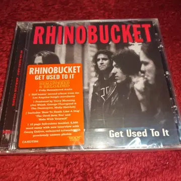 새상품 RHINO BUCKET / GET USED TO IT 마스터 CD