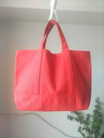 [ 새상품급 ] 미츠바치 토트 캔버스 백 빨간색 레드