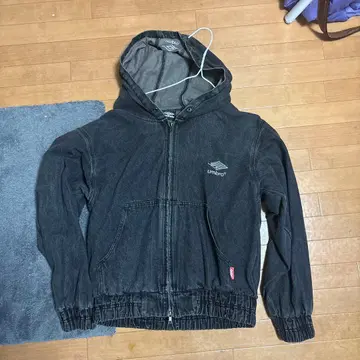 9090 x umbro 데님 집 후디 M 사이즈