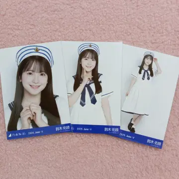 노기자카46 브로마이드 스즈키 유나 가나가와 ver. 코디 3종 컴프 새상품급