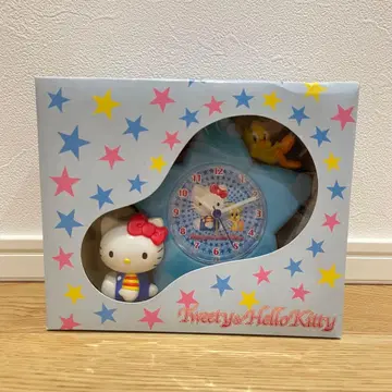 헬로키티 트위티 호시노 탁상시계