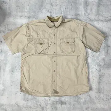 eddie bauer 에디 바우어 워크 셔츠 베이지 코튼