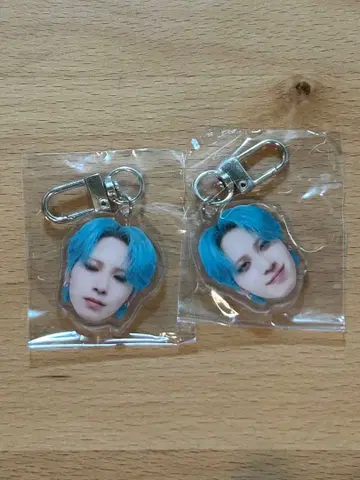 JO1 카와시리 렌 얼굴 아크릴 키링 캡슐 토이 2개 세트