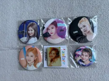 TWICE 사나 캔뱃지 6개 세트
