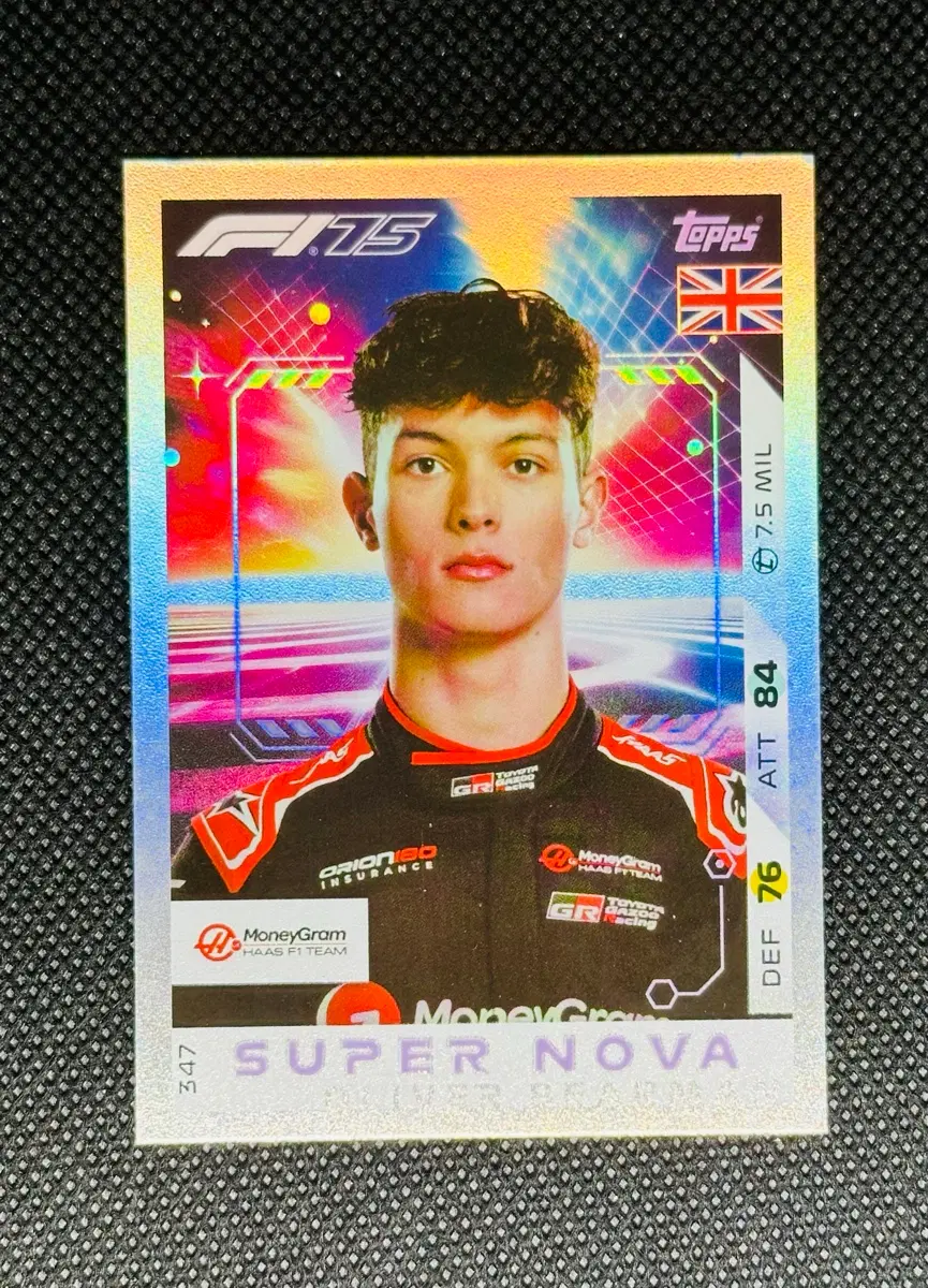 2025 탑스 터보 어택 F1 올리버 베어만 카드