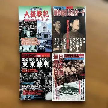 역사 전쟁사료 4권 도쿄 재판 A급 전범 전쟁재판 처형자 일천 일본 제국 최후의 날