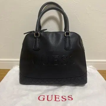 [새상품급] GUESS 핸드백 블랙 [키링 포함]