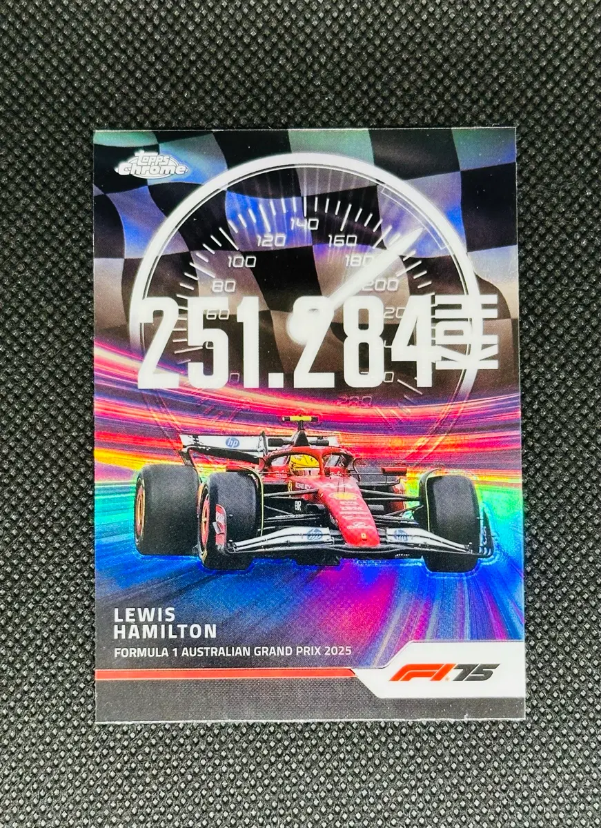 2025 F1 탑스 크롬 루이스 해밀턴 카드