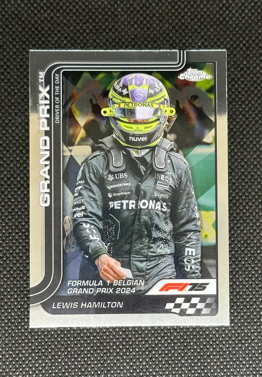 2025 F1 탑스 크롬 루이스 해밀턴 카드