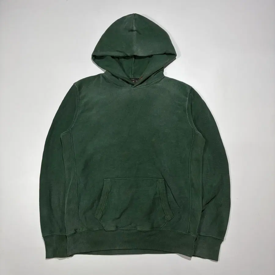 RRL 더블알엘 그린 워싱 후드 티셔츠