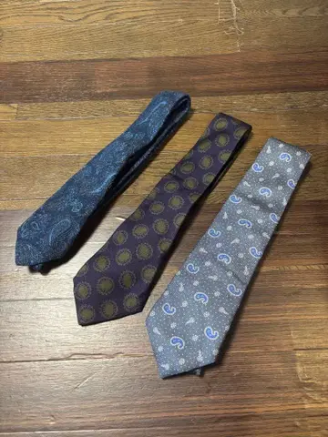 Kiton 넥타이 3개 세트 세테피에게 최고급