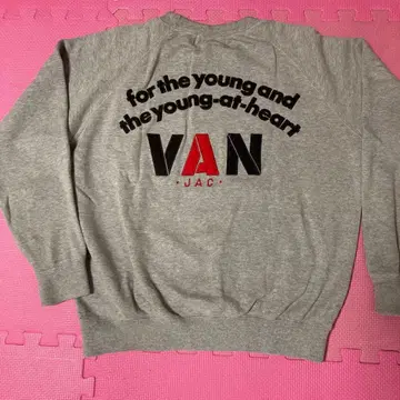 VAN 남성용 맨투맨 90s 백 로고