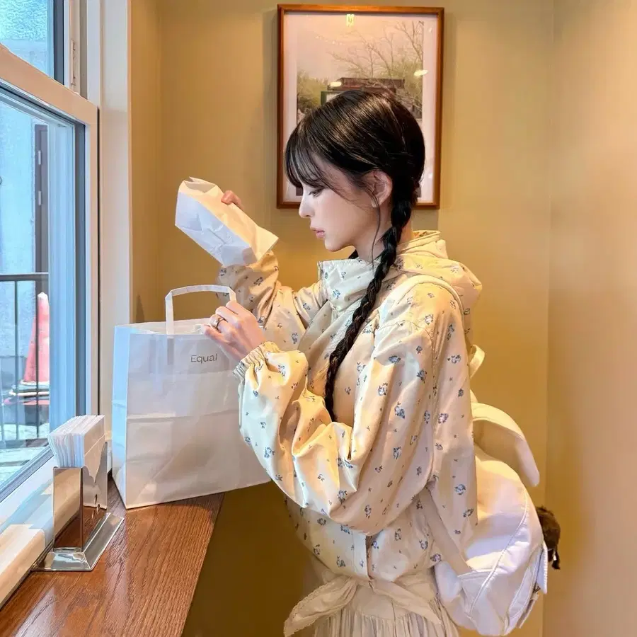 자라 플라워 프린트 자켓