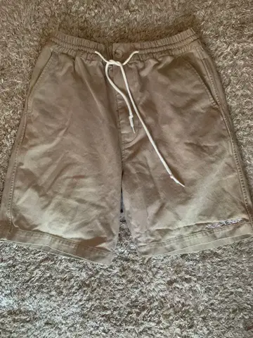 XLARGE 남성용 숏팬츠 베이지