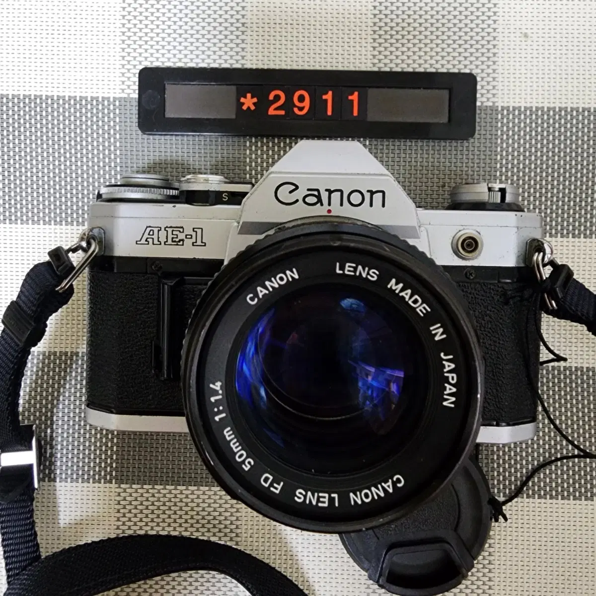 캐논 AE-1 필름카메라 실버바디 1.4 단렌즈