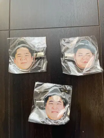 스모 가챠 [미개봉] 우라 세키 와카모토하루 세키 하쿠노후지 세키 페이스 헤어핀