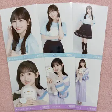 노기자카46 브로마이드 이치노세 미쿠 홋카이도T셔츠 홋카이도ver. 코디 6종 컴프